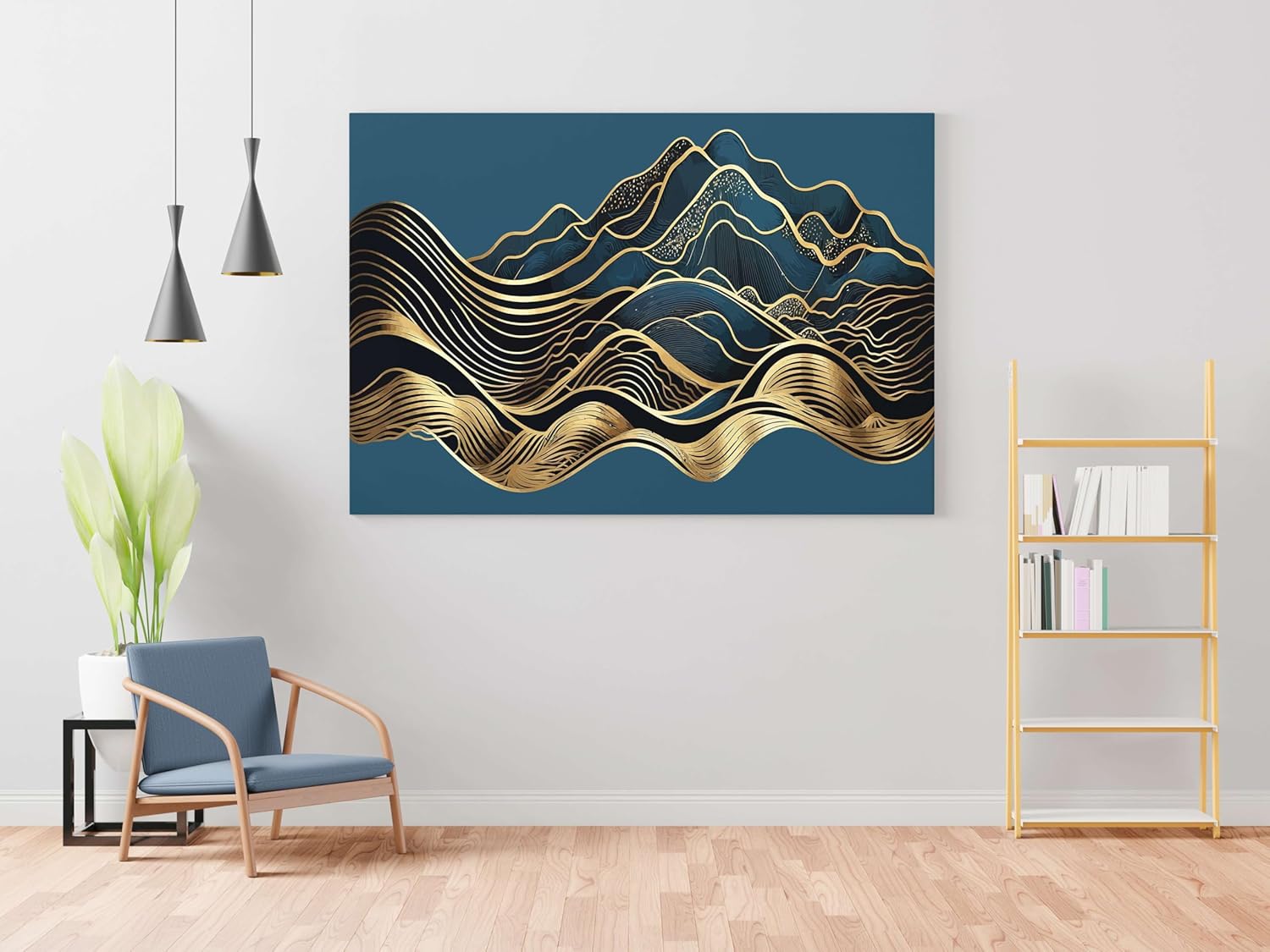 Morden Art Painting For Wall Decoration With Frame Canvas Painting For Living Room