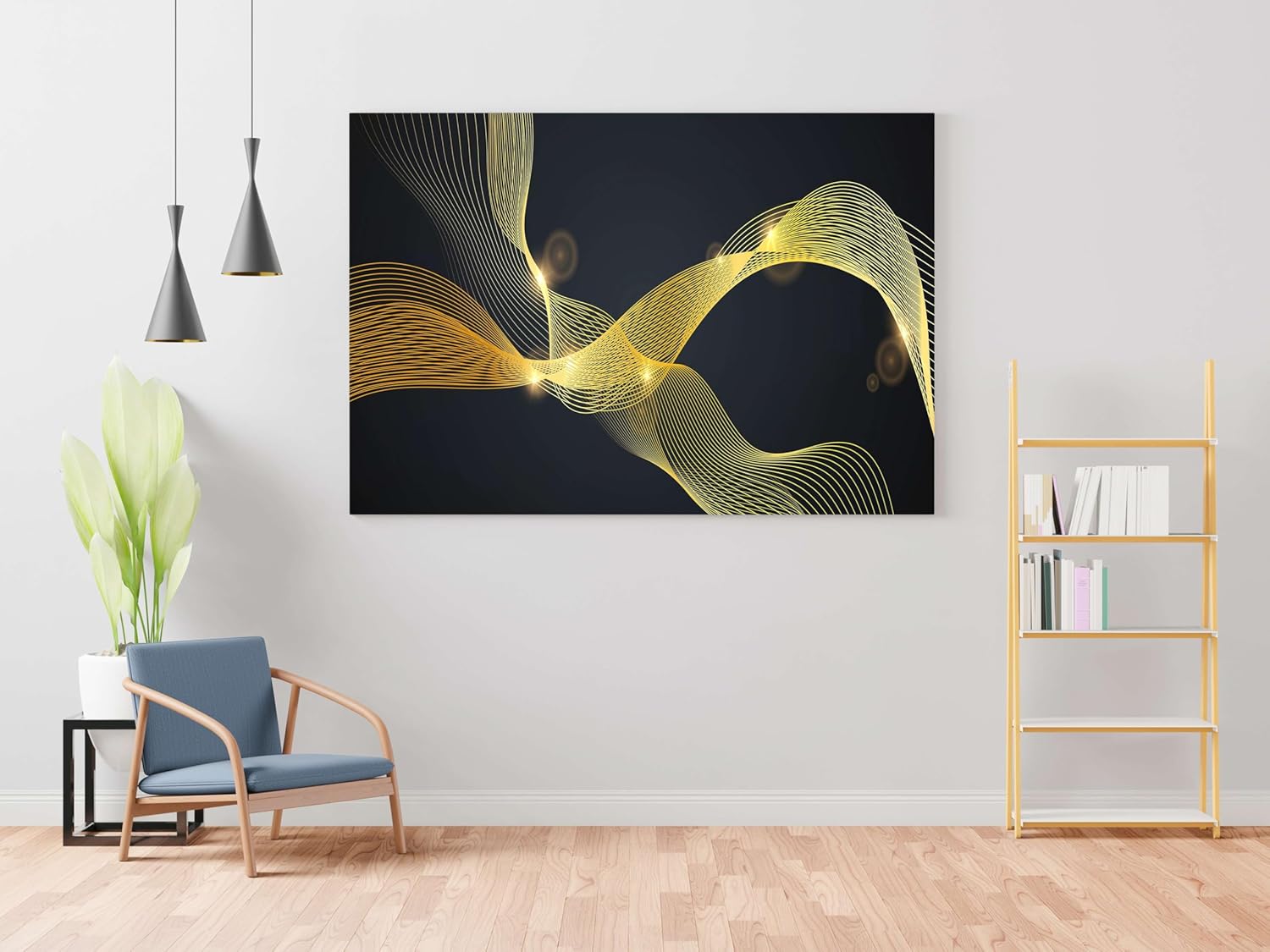 Morden Art Painting For Wall Decoration With Frame Canvas Painting For Living Room