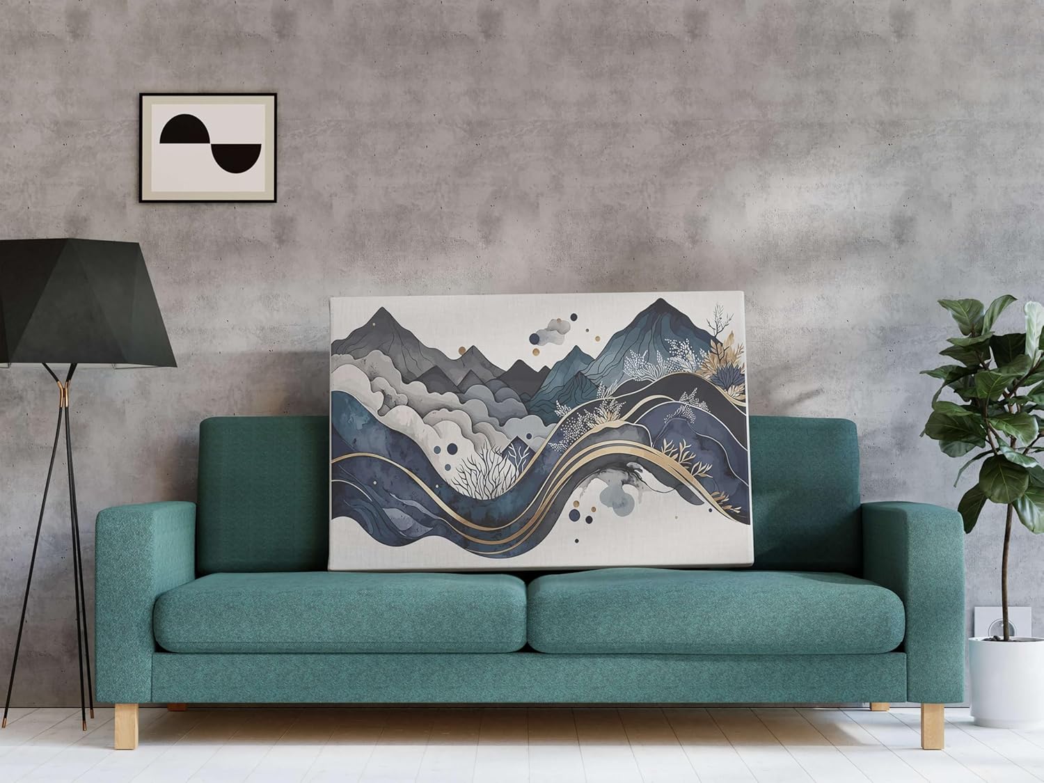 Morden Art Painting For Wall Decoration With Frame Canvas Painting For Living Room