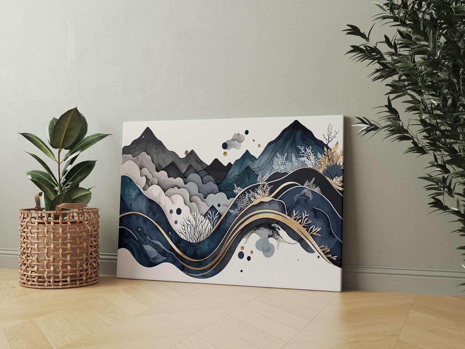 Morden Art Painting For Wall Decoration With Frame Canvas Painting For Living Room