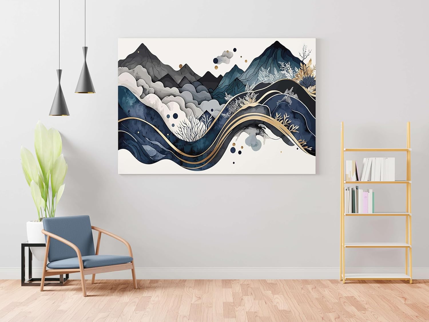 Morden Art Painting For Wall Decoration With Frame Canvas Painting For Living Room