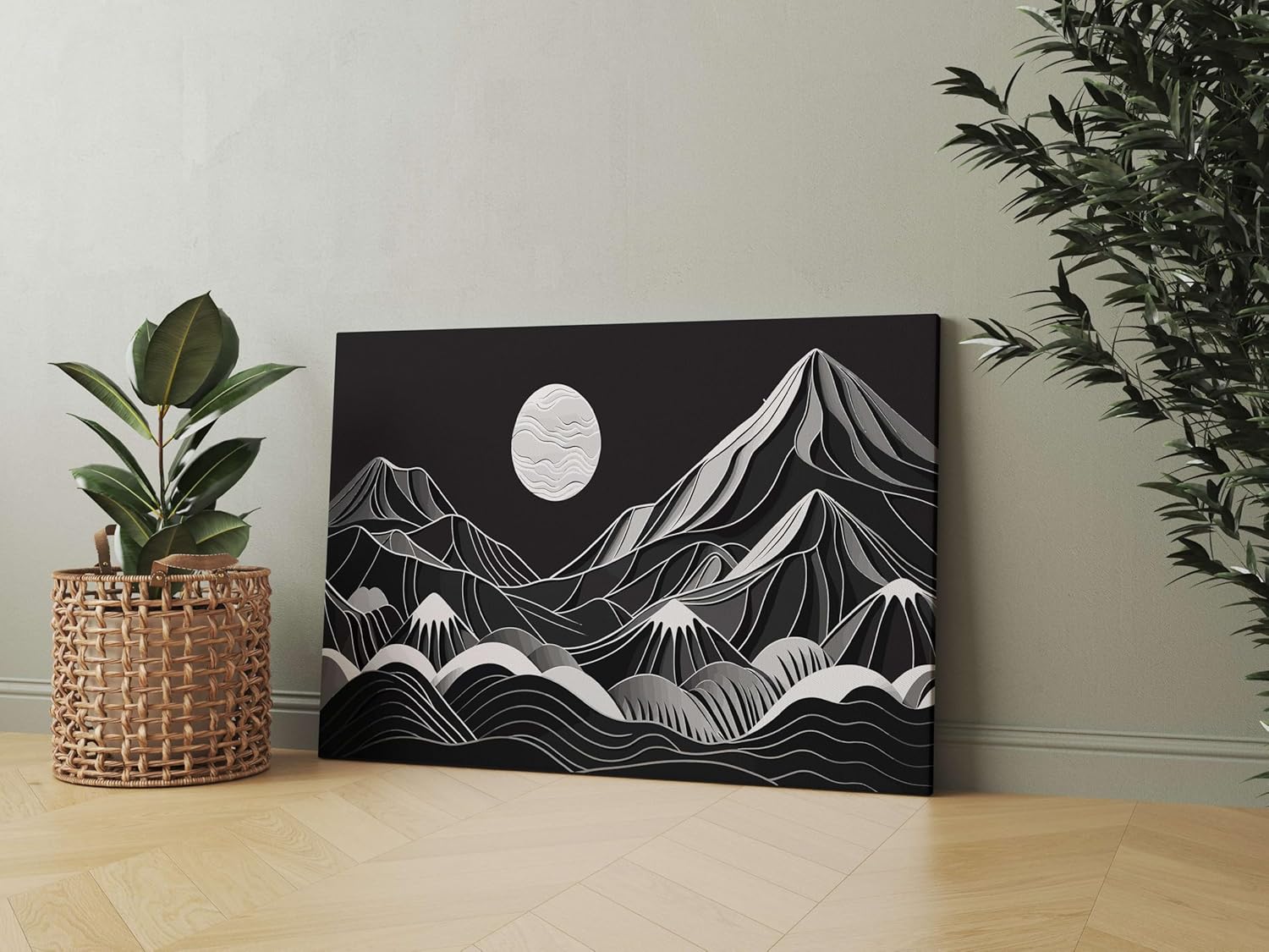 Morden Art Painting For Wall Decoration With Frame Canvas Painting For Living Room