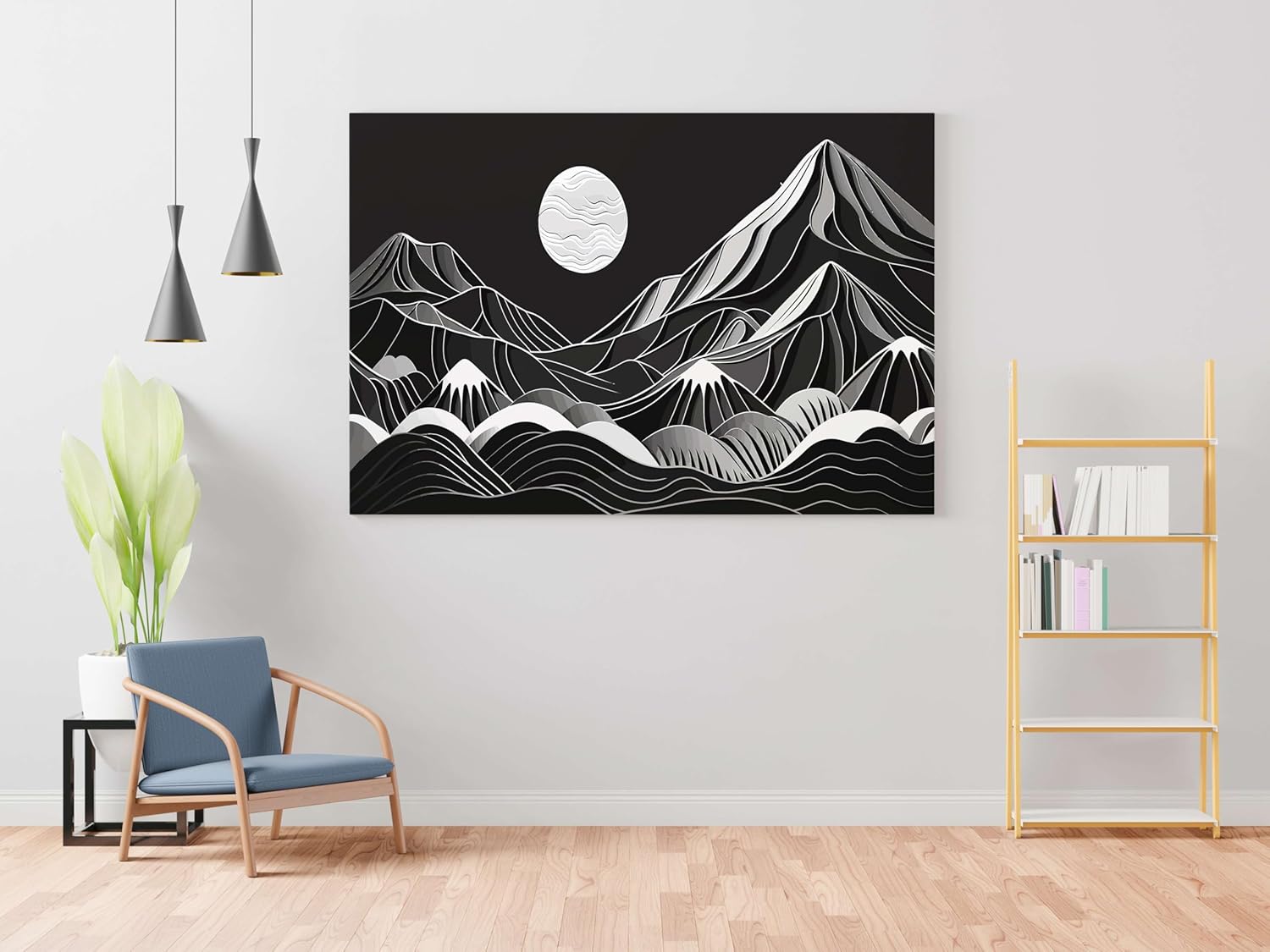 Morden Art Painting For Wall Decoration With Frame Canvas Painting For Living Room