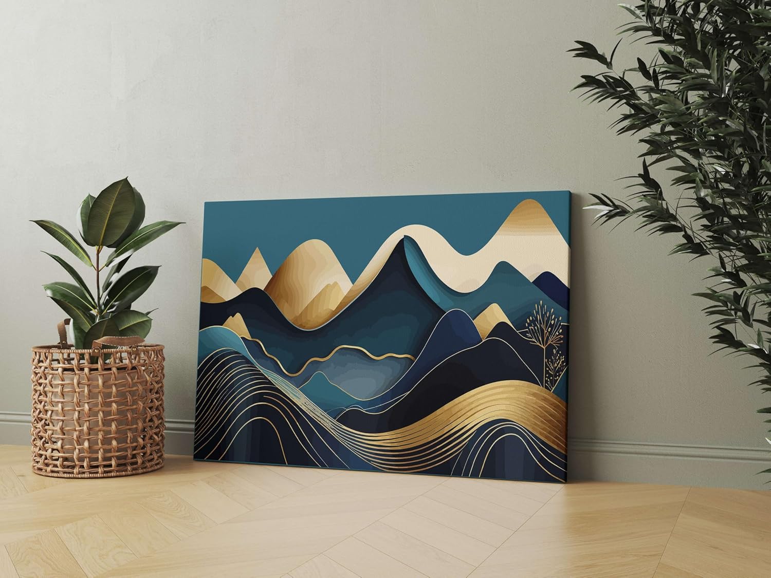 Morden Art Painting For Wall Decoration With Frame Canvas Painting For Living Room