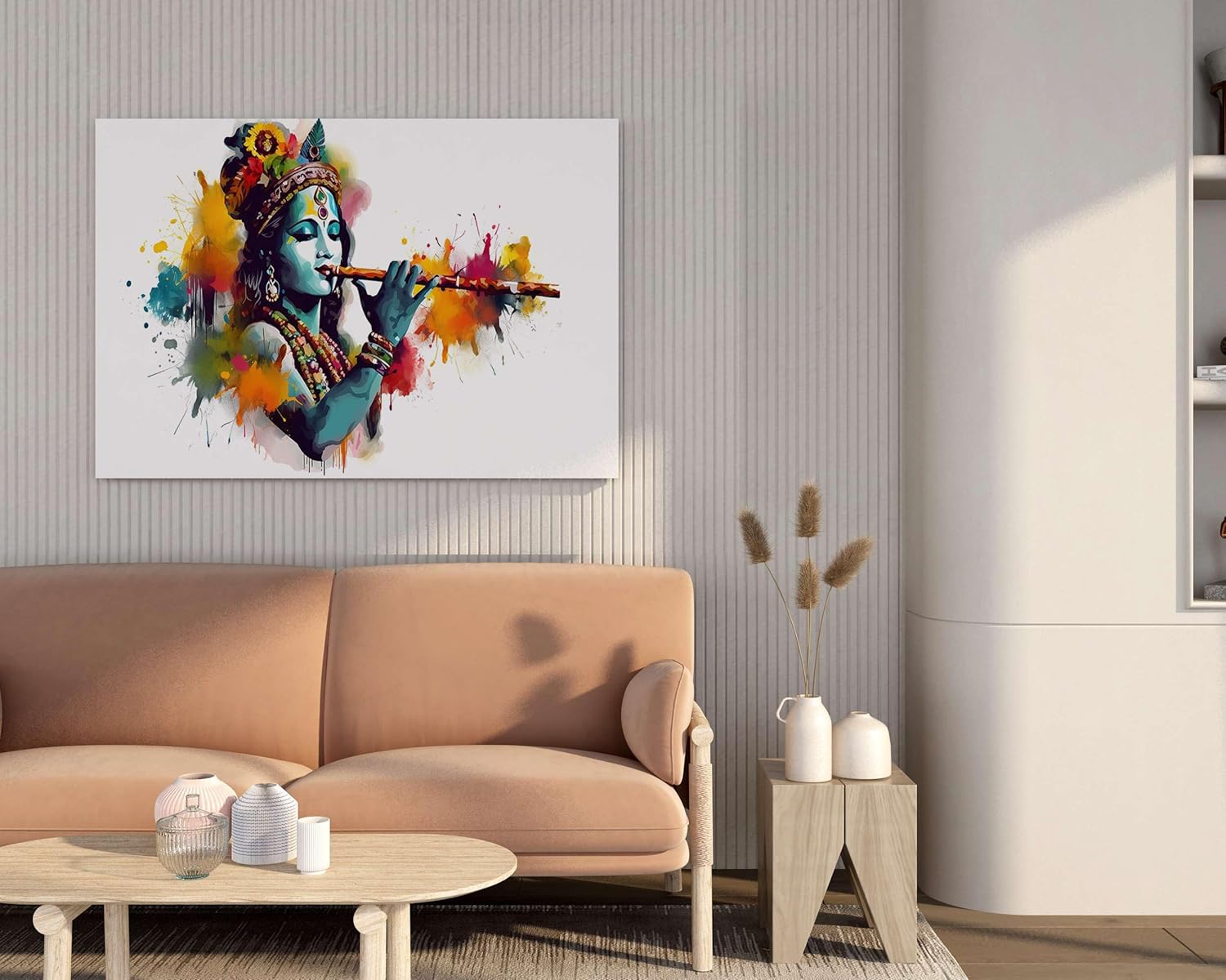 Radha Krishna Paintings For Wall Decorat...