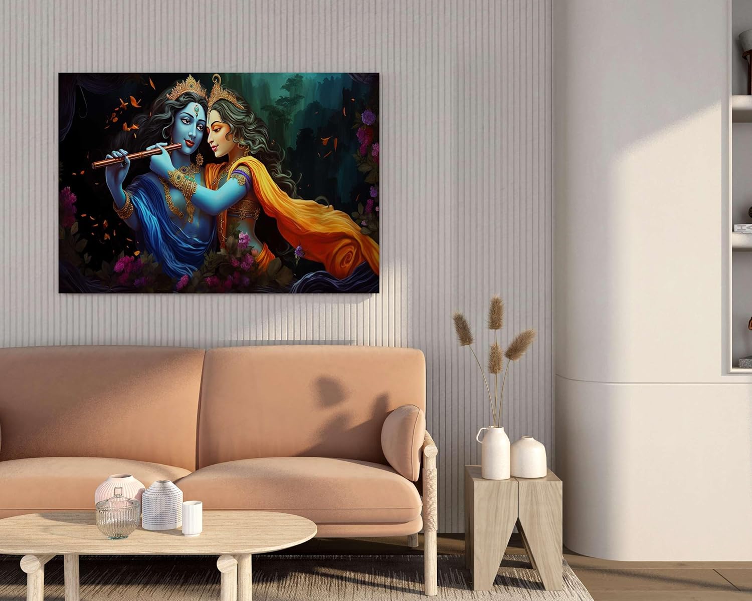 Radha Krishna Paintings For Wall Decorat...