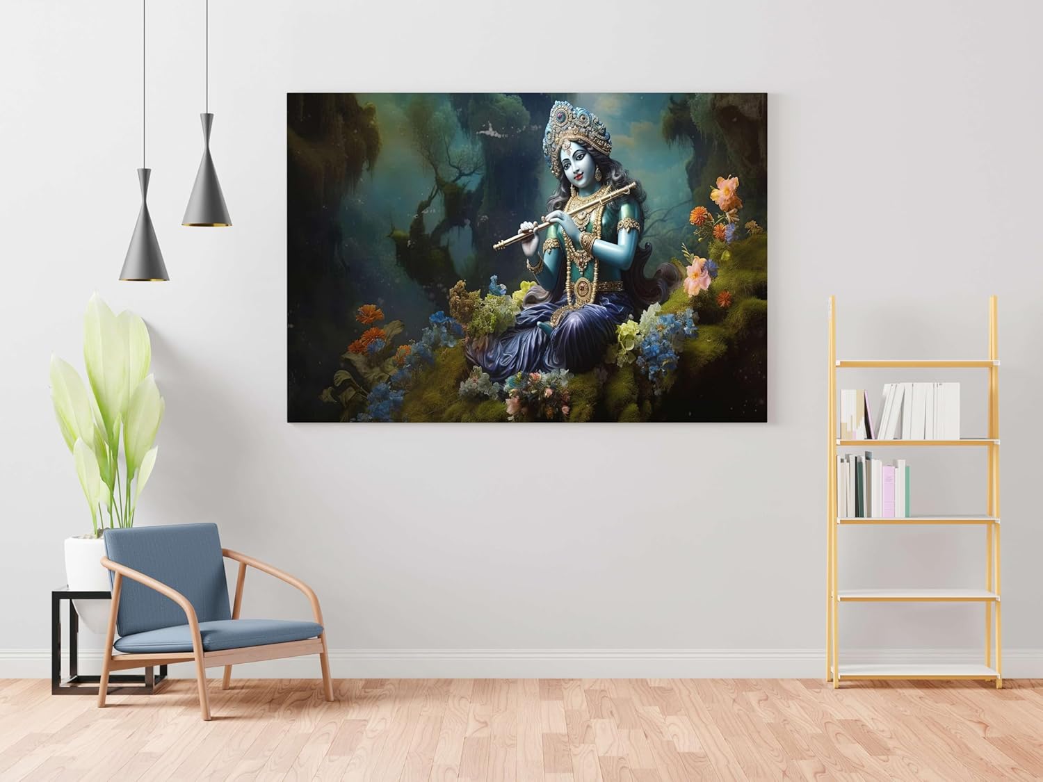 Radha Krishna Paintings For Wall Decorat...