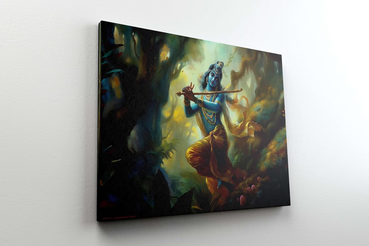 Radha Krishna Paintings For Wall Decoration With Frame Canvas Painting