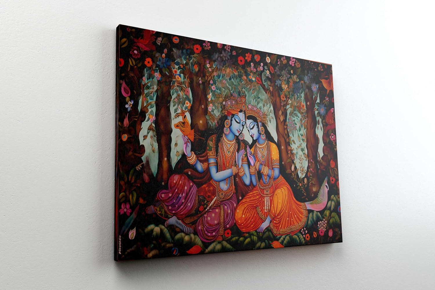 Radha Krishna Paintings For Wall Decoration With Frame Canvas Painting