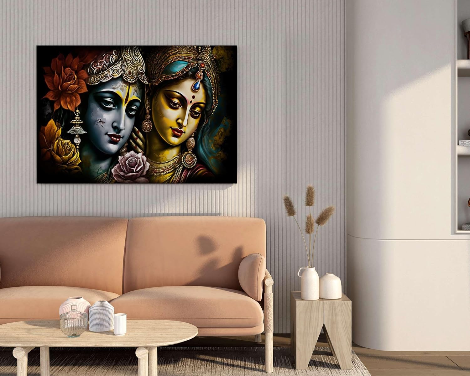 Radha Krishna Paintings For Wall Decorat...