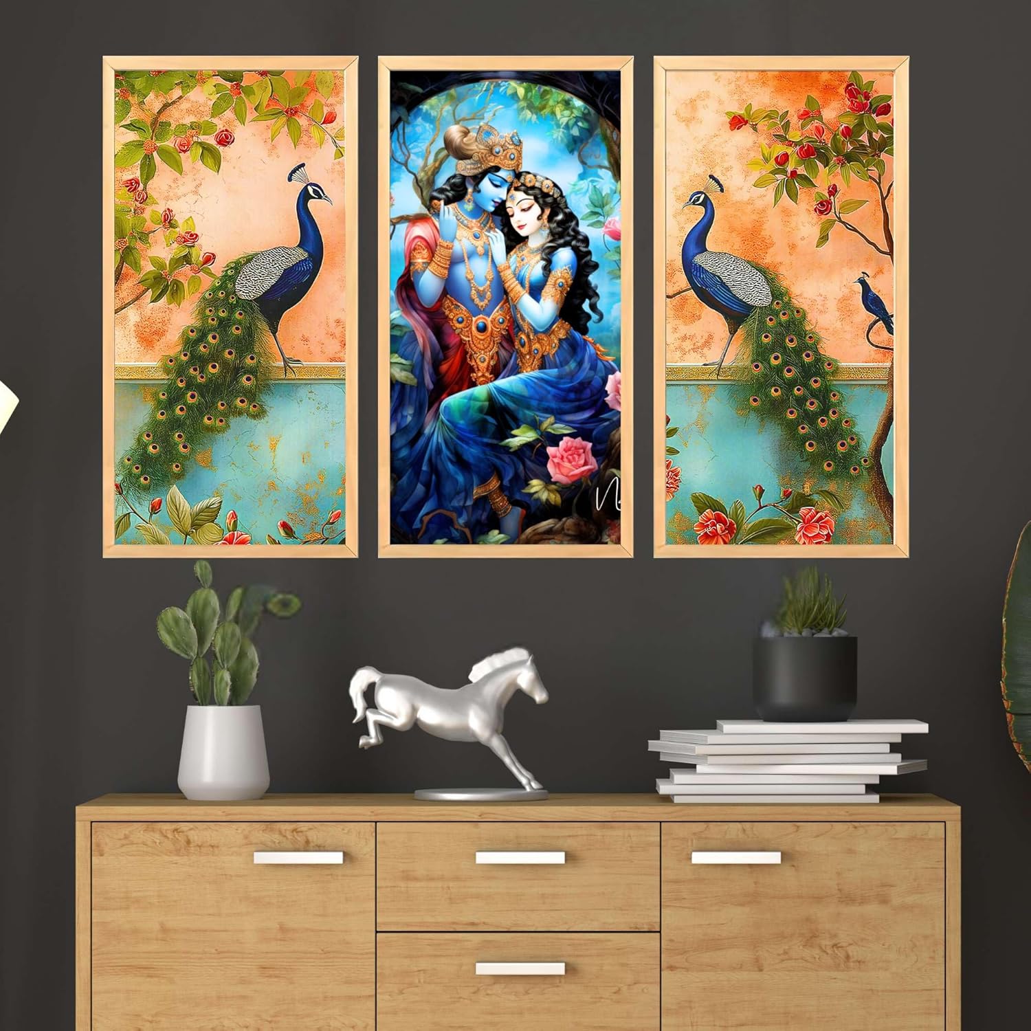 Wall Paintings Set of Three for Wall Dec...