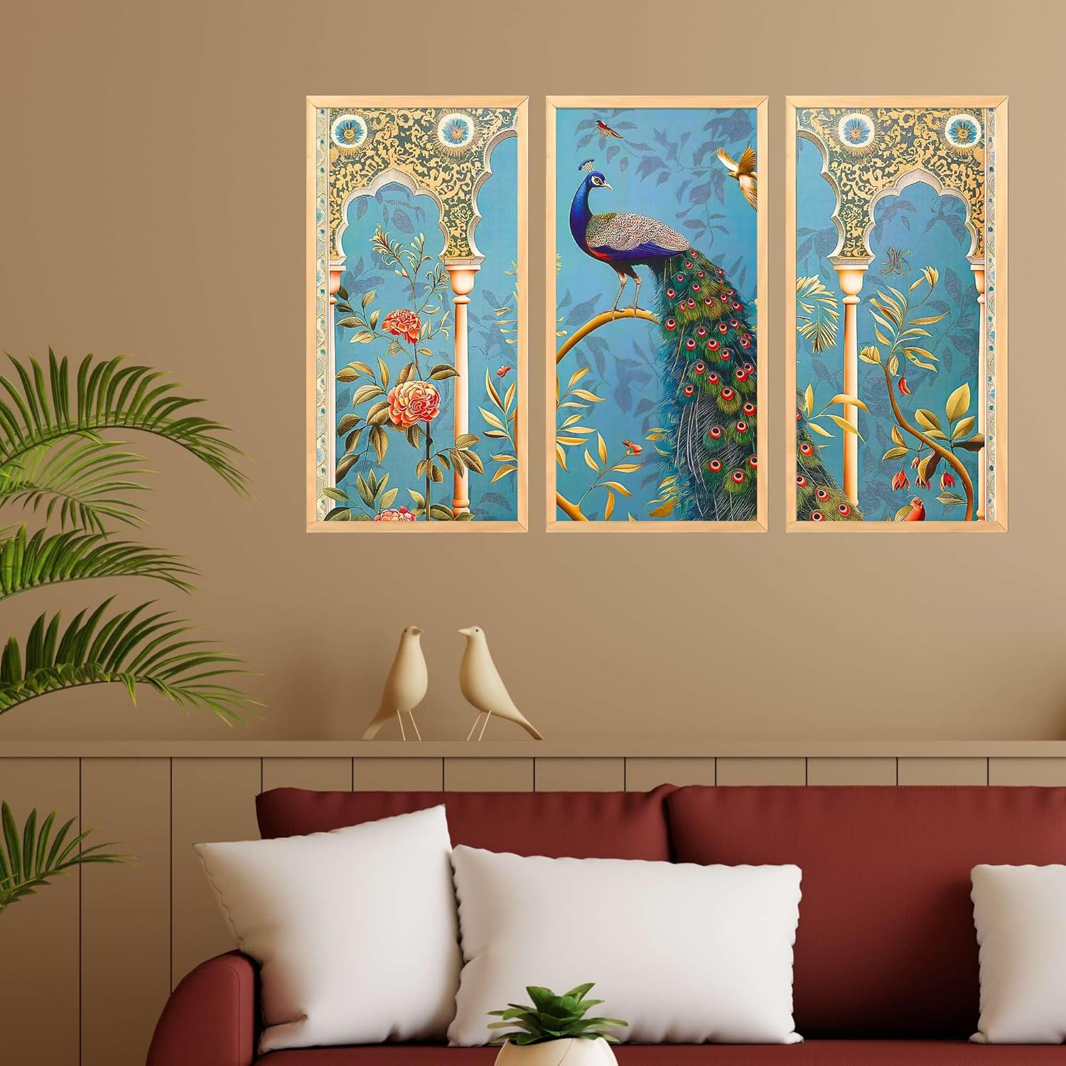 Wall Paintings Set of Three for Wall Decoration Big size Framed Wall Paintings