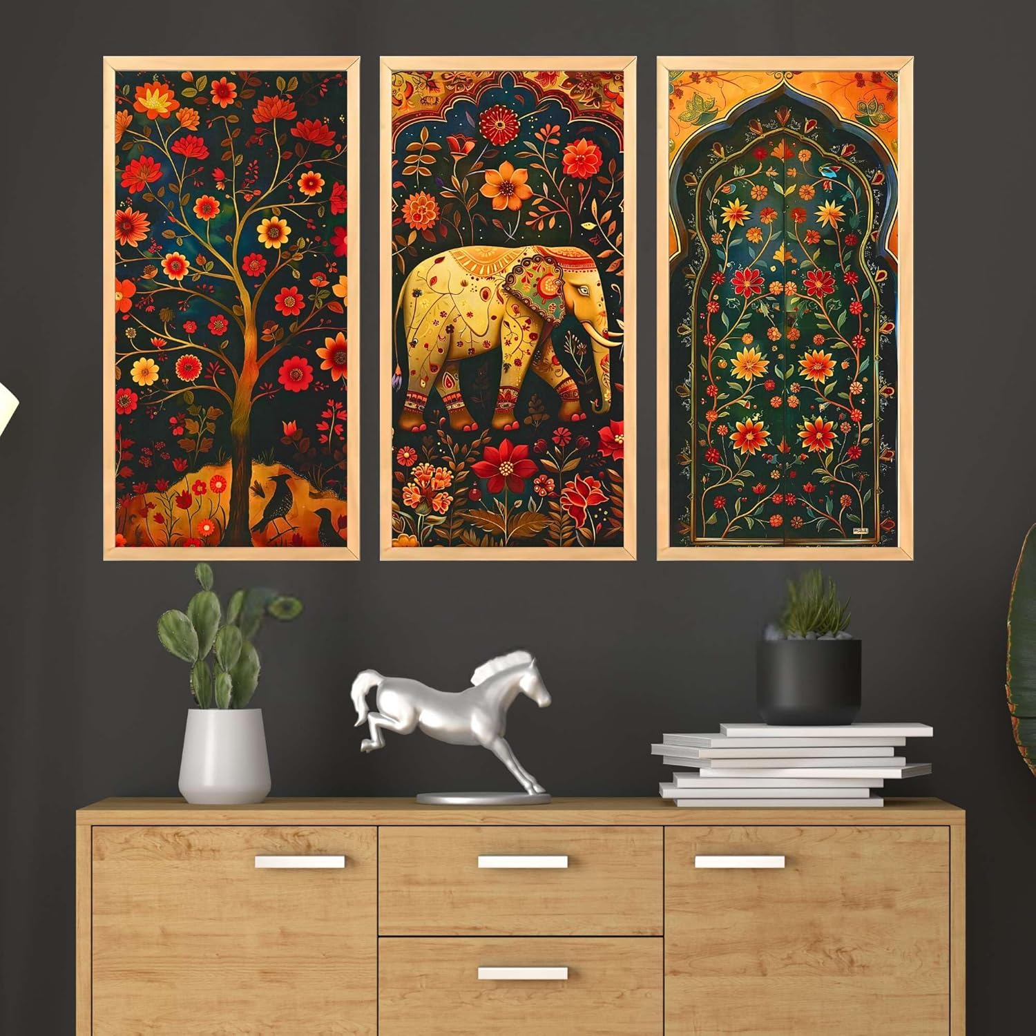 Wall Paintings Set of Three for Wall Dec...