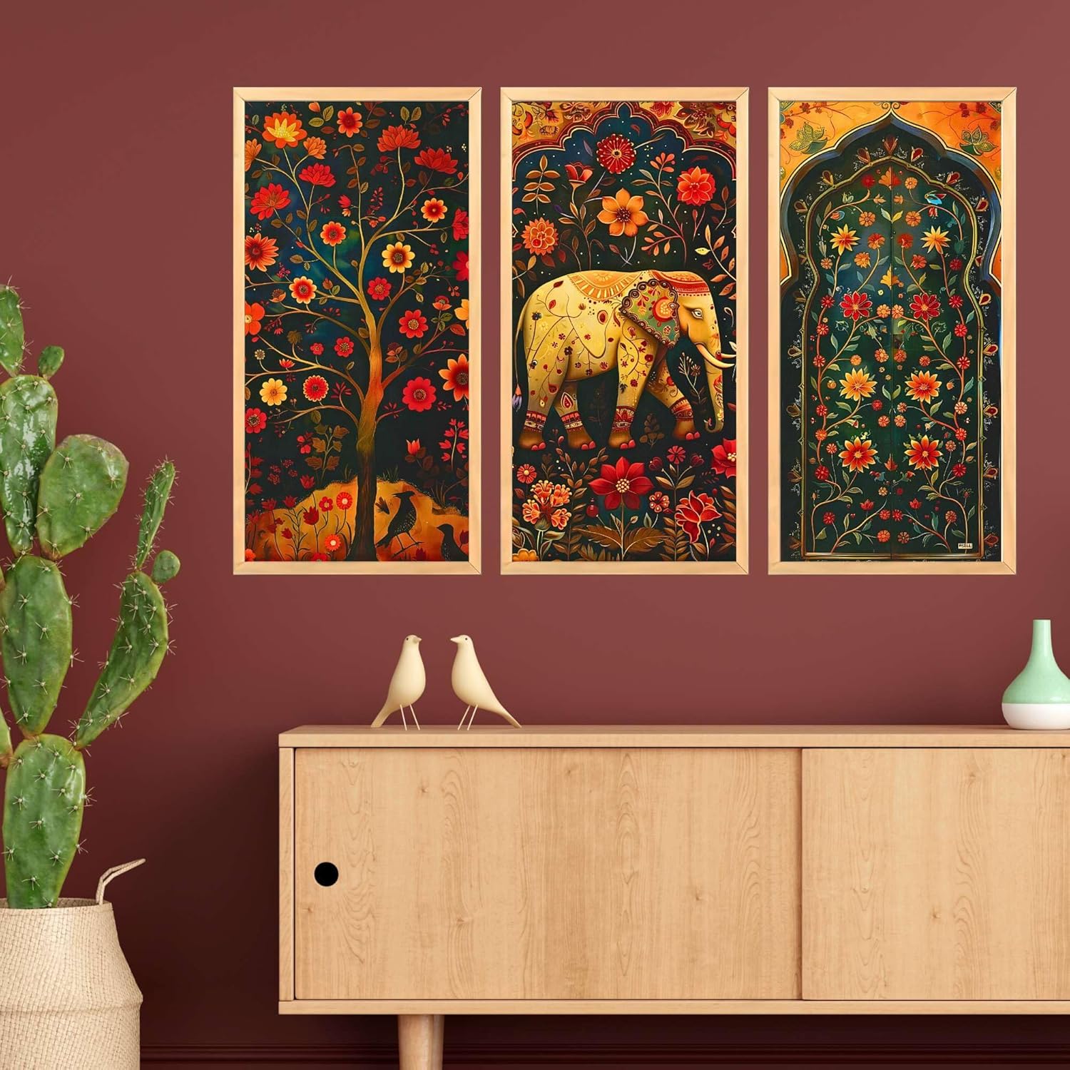 Wall Paintings Set of Three for Wall Decoration Big size Framed Wall Paintings