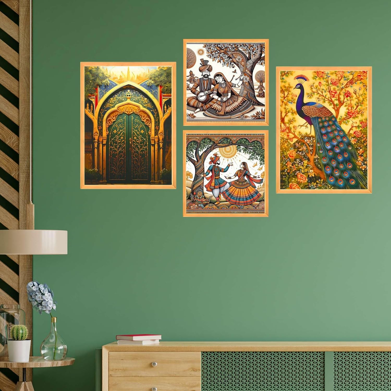 Wall Paintings Set of Four for Wall Dacoration Large Framed Wall Paintings