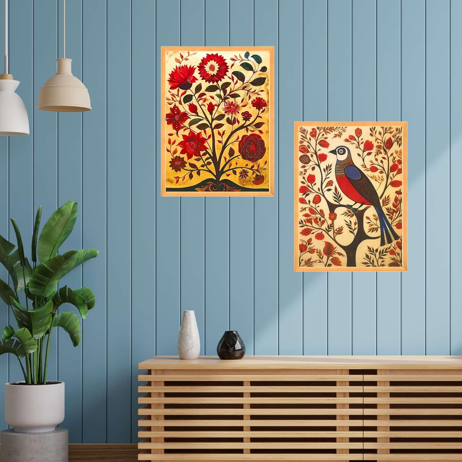 Wall Paintings Set of Two for Wall Dacoration Large Framed Wall Paintings