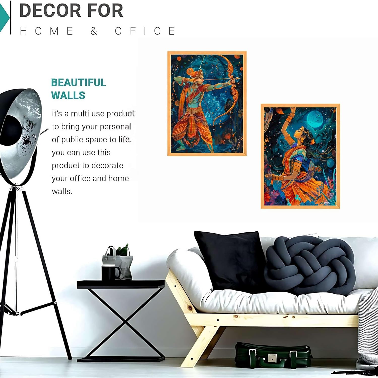 Wall Paintings Set of Two for Wall Dacoration Large Framed Wall Paintings