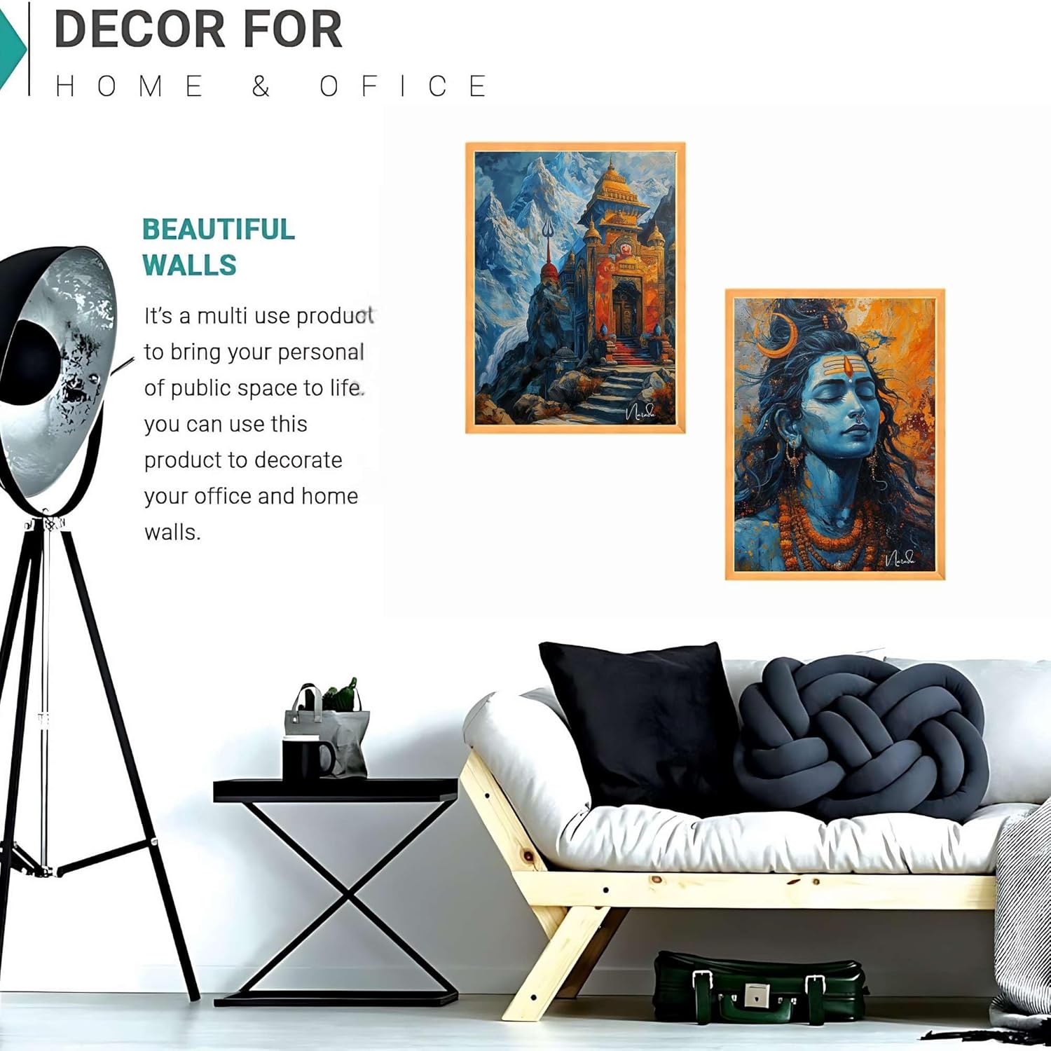 Wall Paintings Set of Two for Wall Dacoration Large Framed Wall Paintings