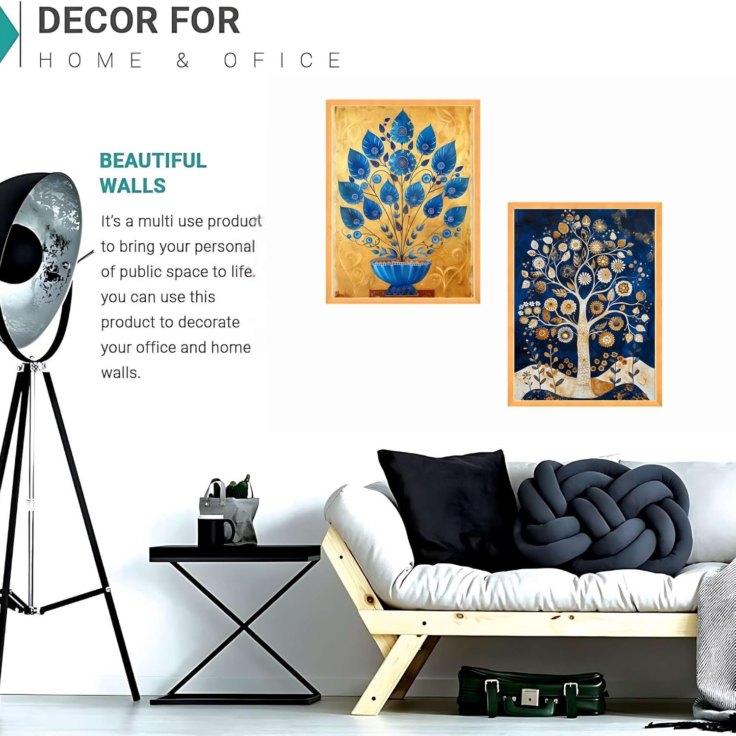 Wall Paintings Set of Two for Wall Dacoration Large Framed Wall Paintings