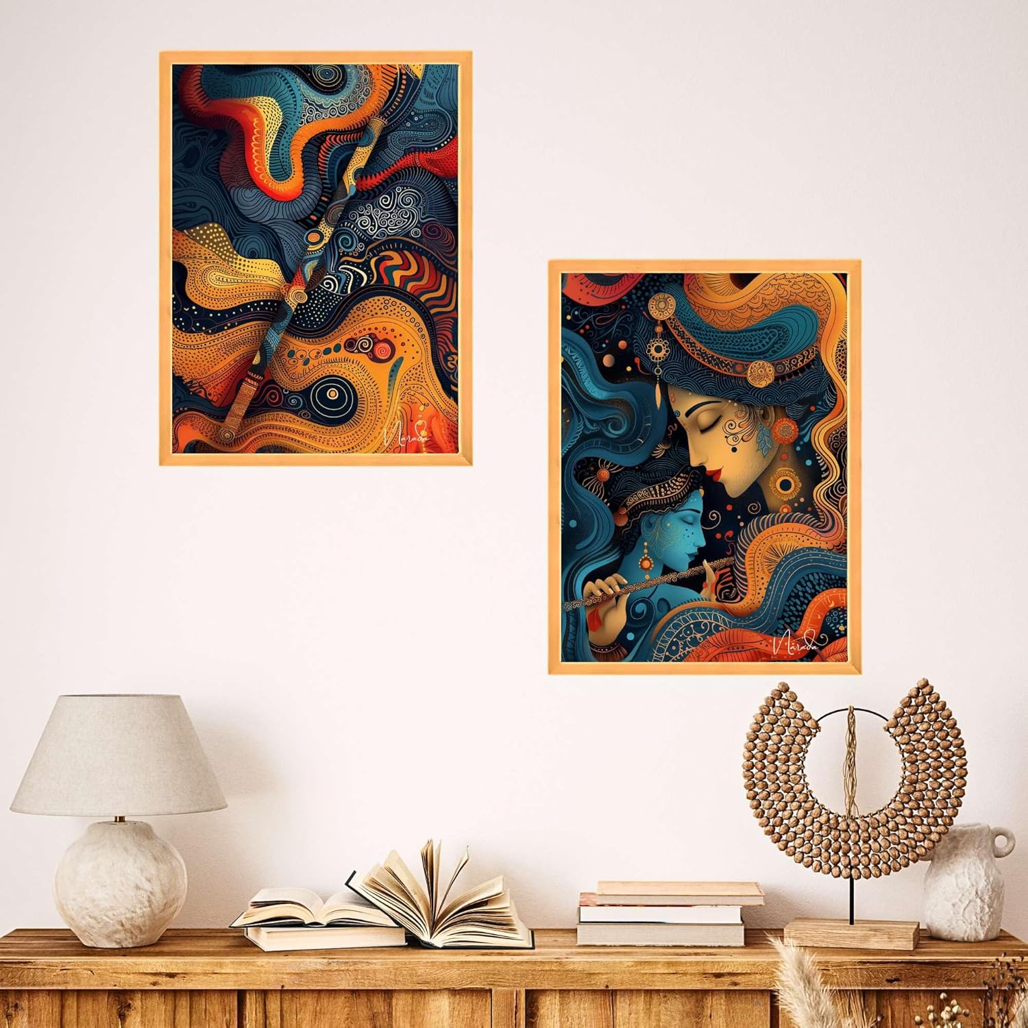 Wall Paintings Set of Two for Wall Dacoration Large Framed Wall Paintings