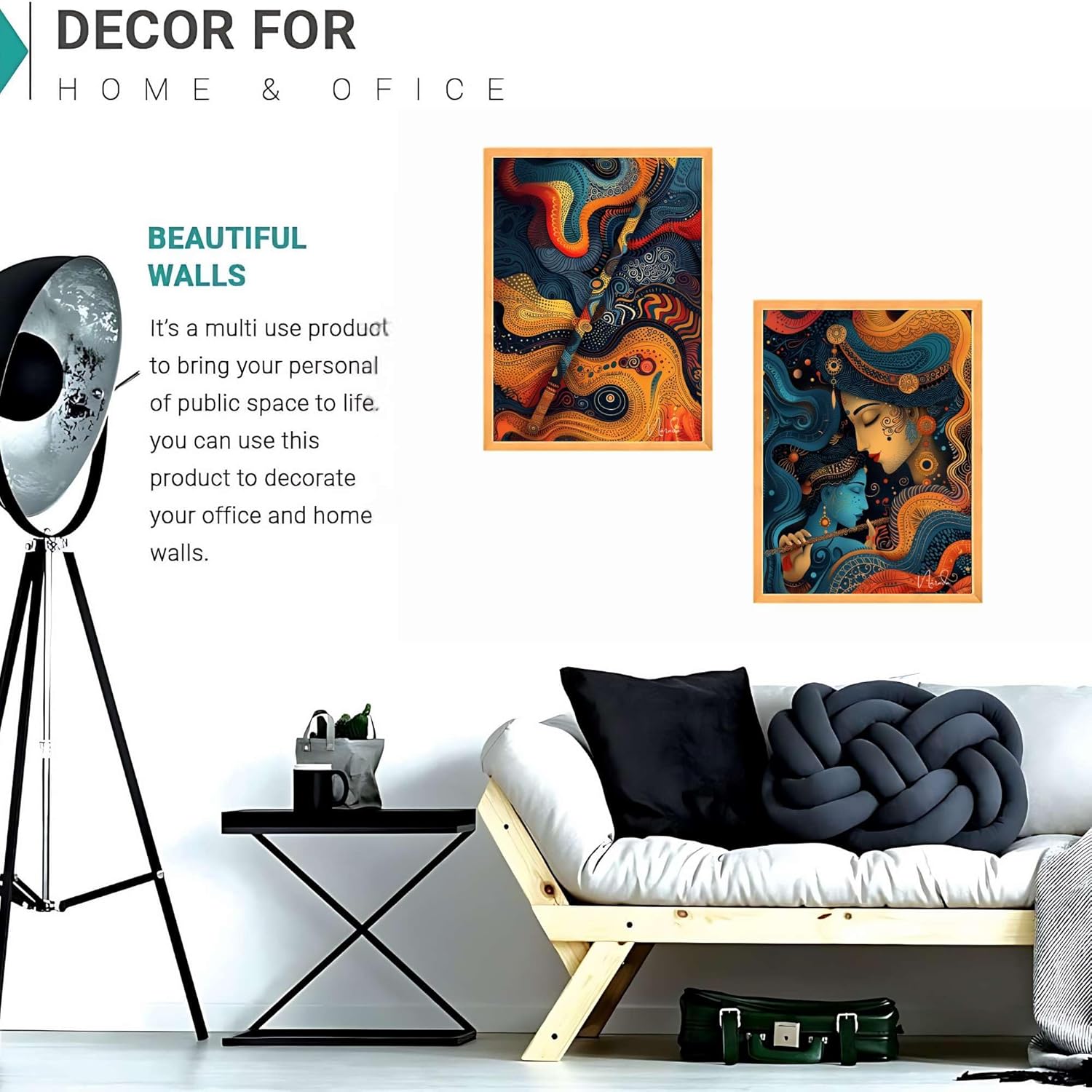 Wall Paintings Set of Two for Wall Dacoration Large Framed Wall Paintings