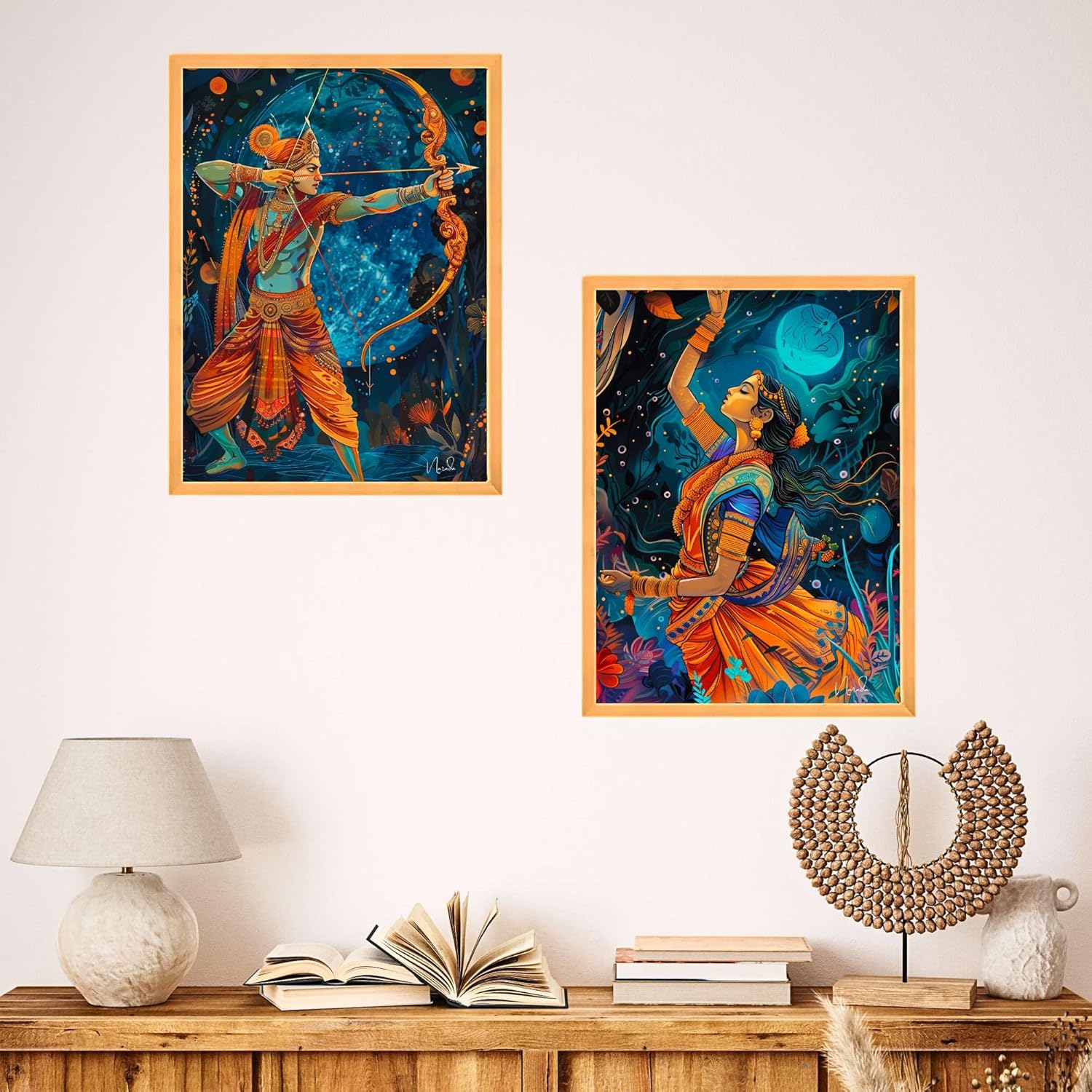 Wall Paintings Set of Two for Wall Dacor...