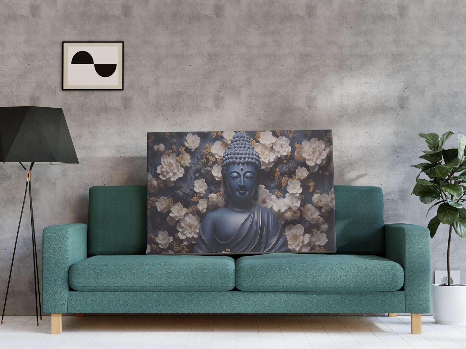 Buddha Paintings For Wall Decoration With Frame Canvas Painting For Living Room