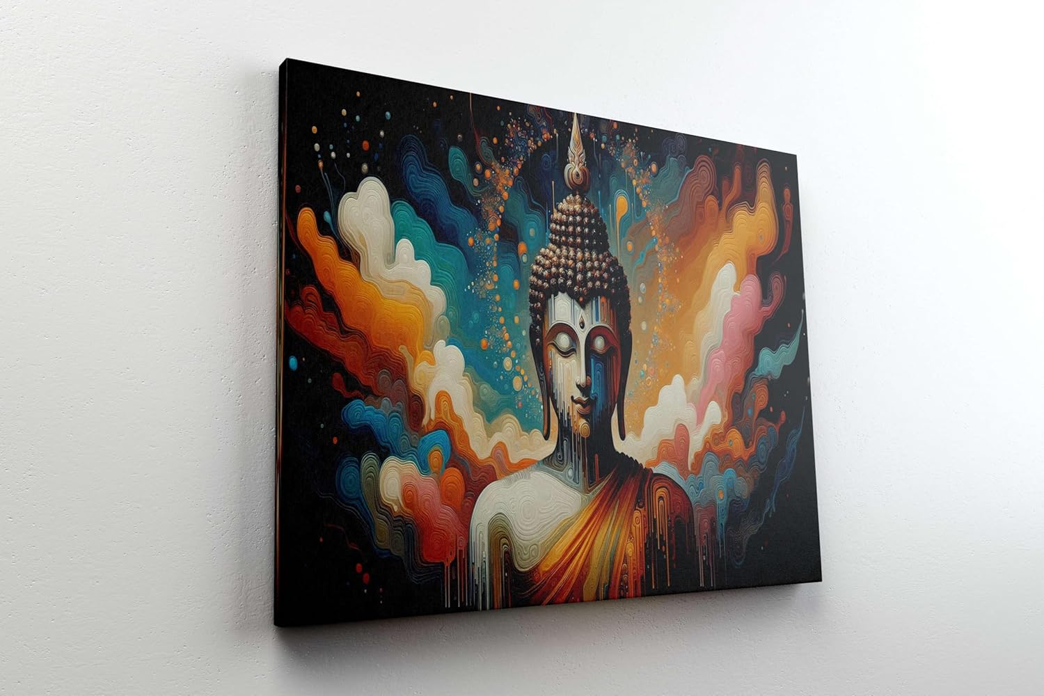 Buddha Paintings For Wall Decoration With Frame Canvas Painting For Living Room