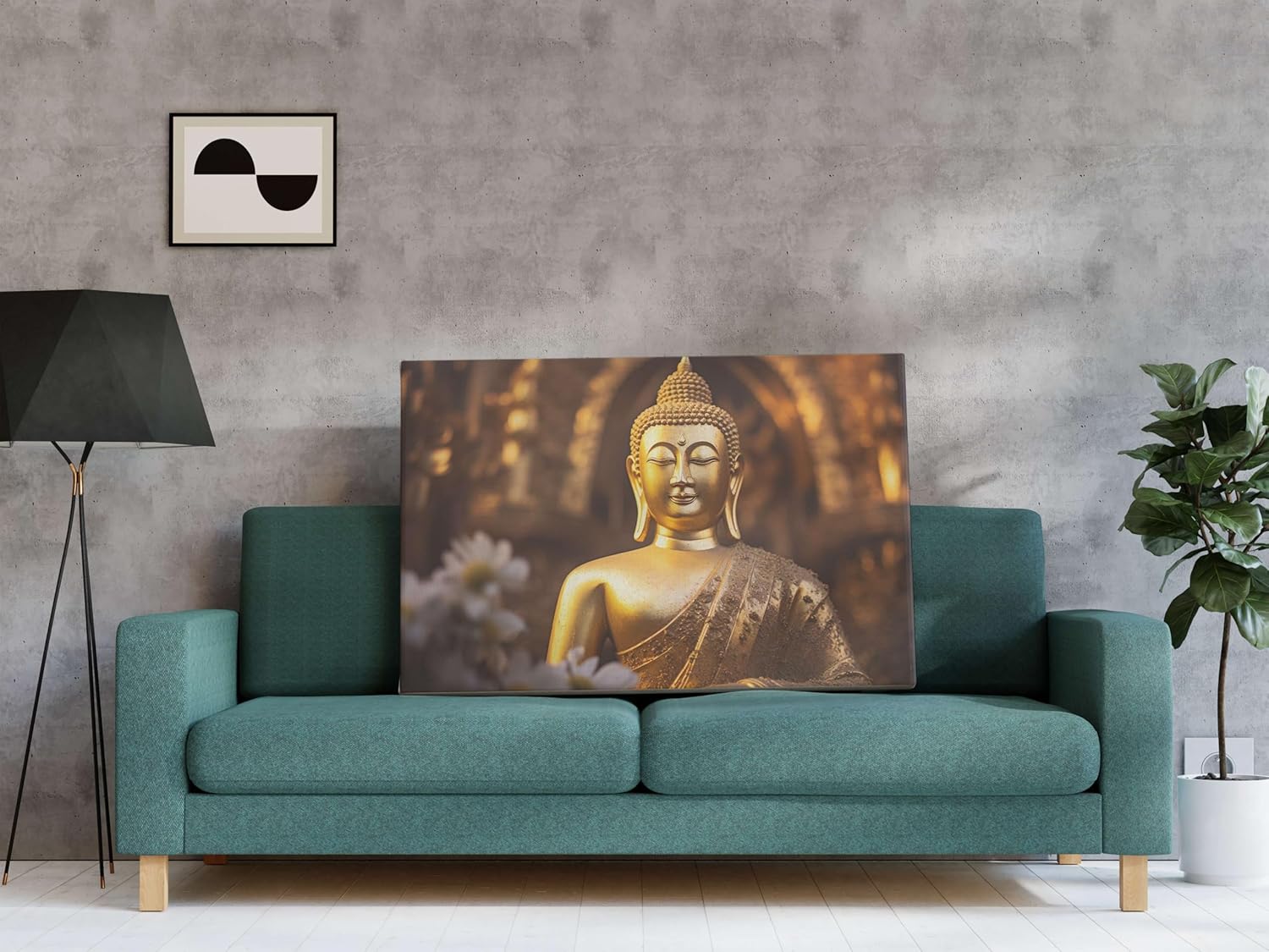 Buddha Paintings For Wall Decoration With Frame Canvas Painting For Living Room