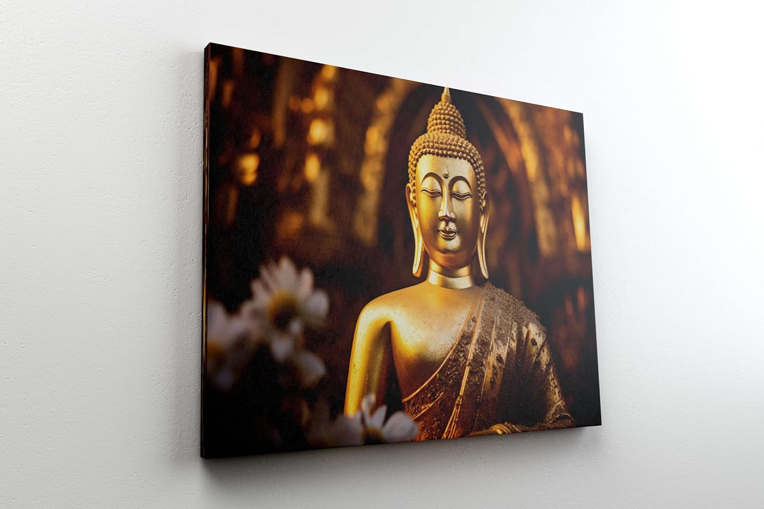 Buddha Paintings For Wall Decoration With Frame Canvas Painting For Living Room