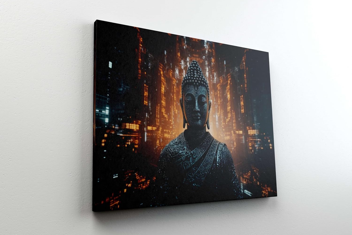 Buddha Paintings For Wall Decoration With Frame Canvas Painting For Living Room