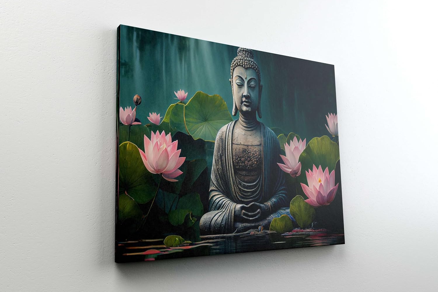 Buddha Paintings For Wall Decoration With Frame Canvas Painting For Living Room