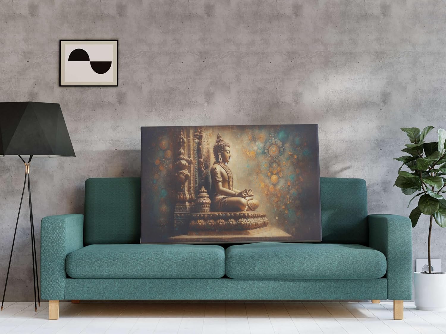 Buddha Paintings For Wall Decoration With Frame Canvas Painting For Living Room
