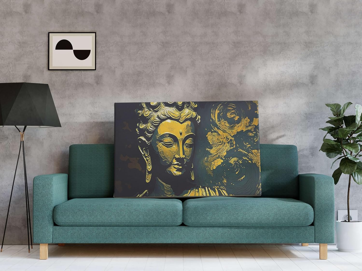 Buddha Paintings For Wall Decoration With Frame Canvas Painting For Living Room