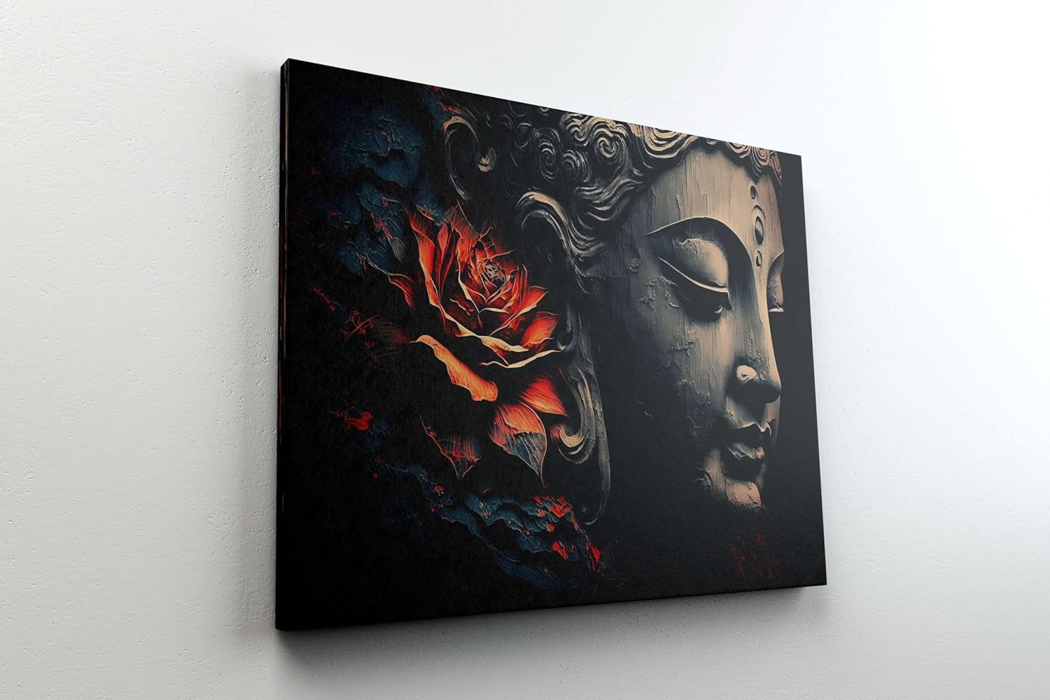 Buddha Paintings For Wall Decoration With Frame Canvas Painting For Living Room