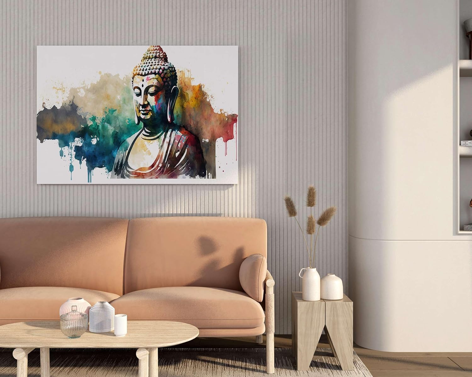 Buddha Paintings For Wall Decoration With Frame Canvas Painting For Living Room