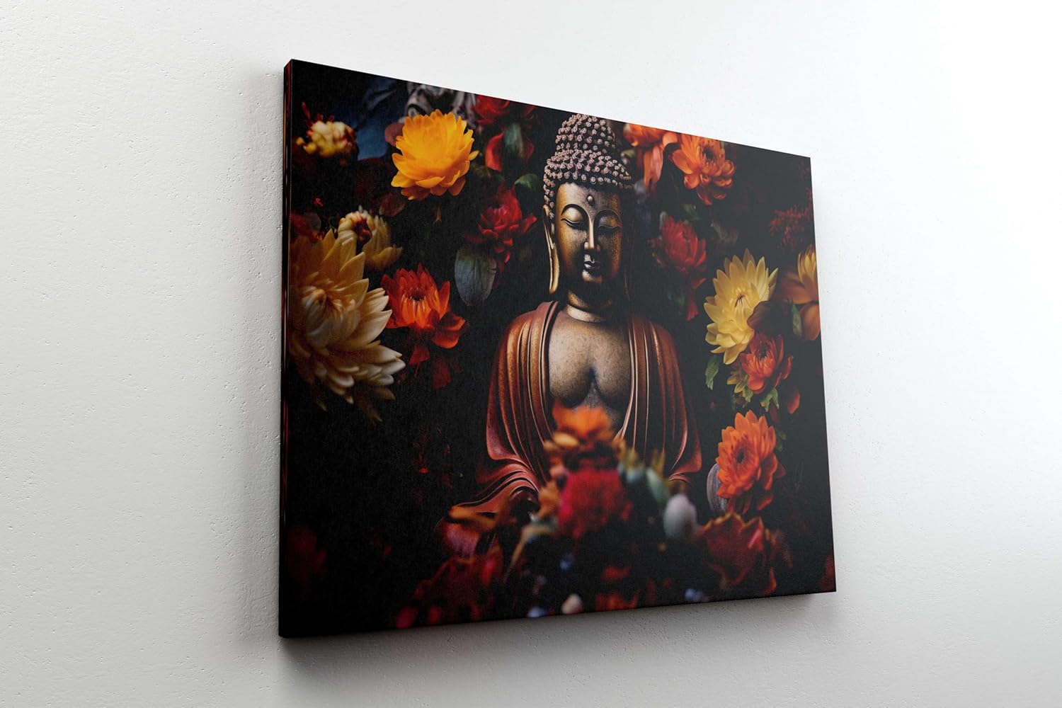 Buddha Paintings For Wall Decoration With Frame Canvas Painting For Living Room