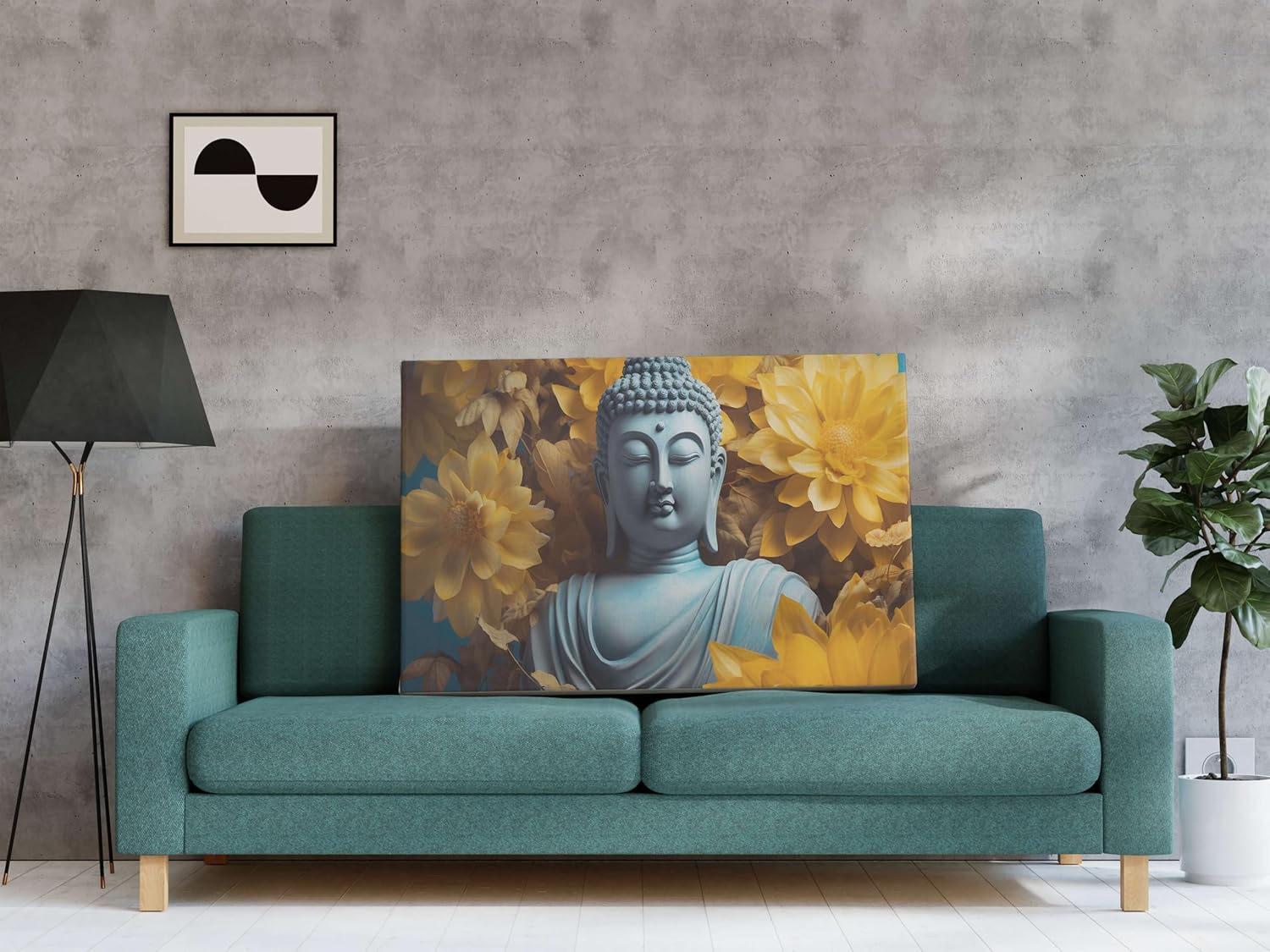 Buddha Paintings For Wall Decoration With Frame Canvas Painting For Living Room