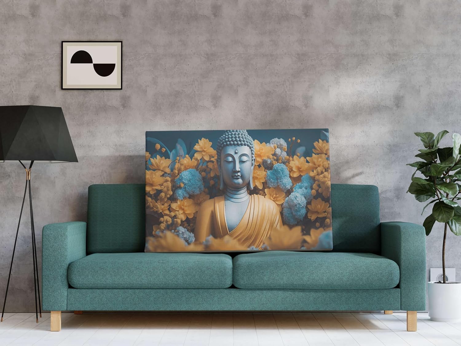 Buddha Paintings For Wall Decoration With Frame Canvas Painting For Living Room