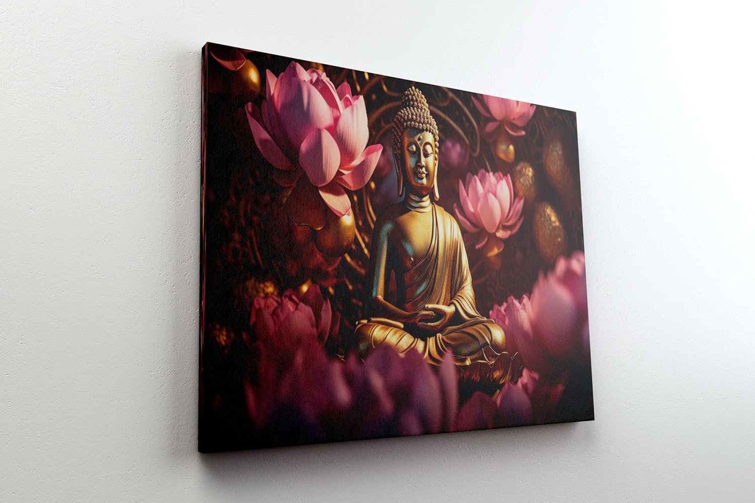 Buddha Paintings For Wall Decoration With Frame Canvas Painting For Living Room