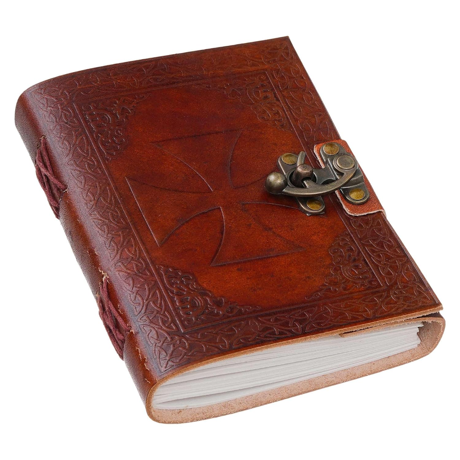 Vintage Handmade Genuine Leather Diary Journal – Classic Design