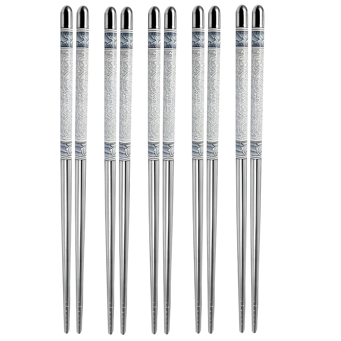 Reusable Stainless Steel Chopsticks With...