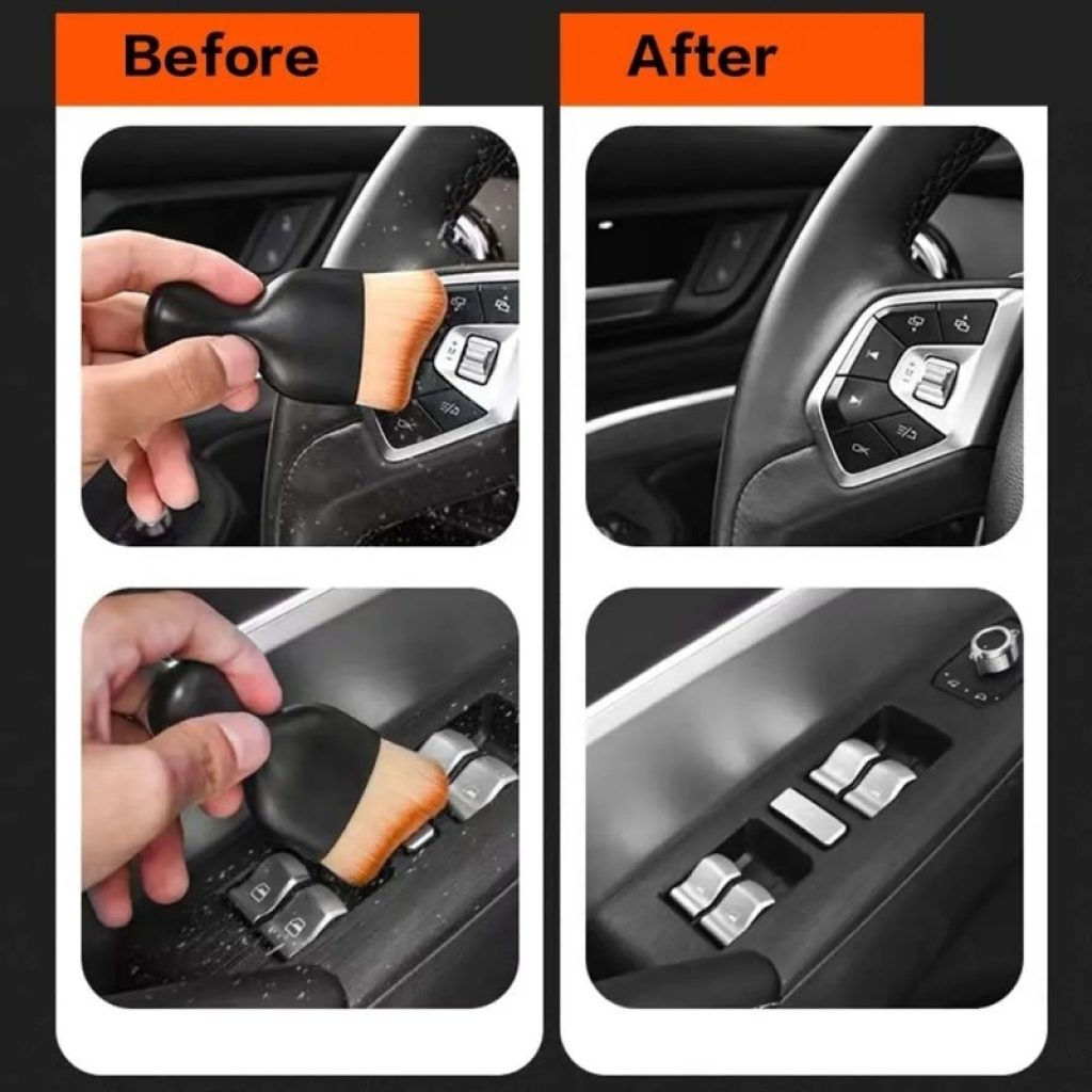 Car Interior AC Vent Cleaner & Dashboard Dusting Mini Brush