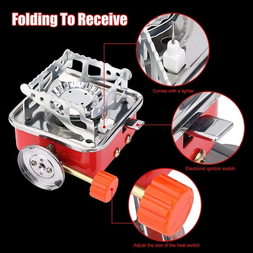 Portable Folding Aluminum Gas Stove for Camping Outdoor Cooking