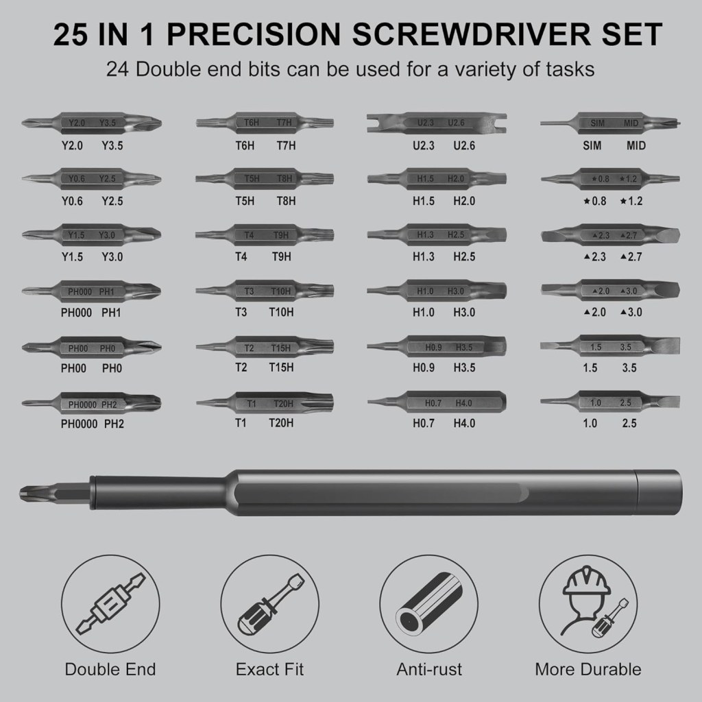 24 in 1 Mini Magnetic Precision Screwdriver Set
