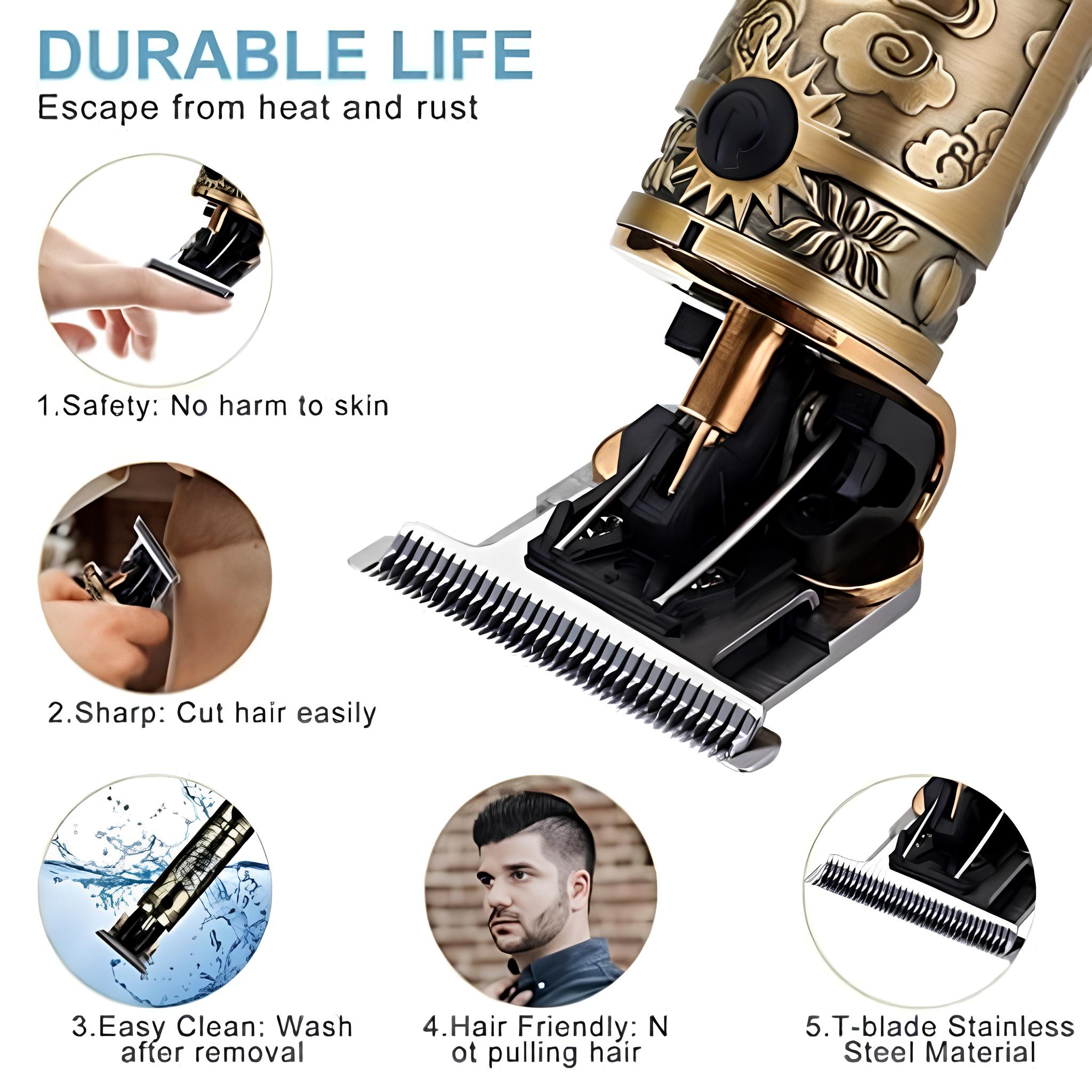 Professional Buddha Style Cordless Hair Trimmer for Men