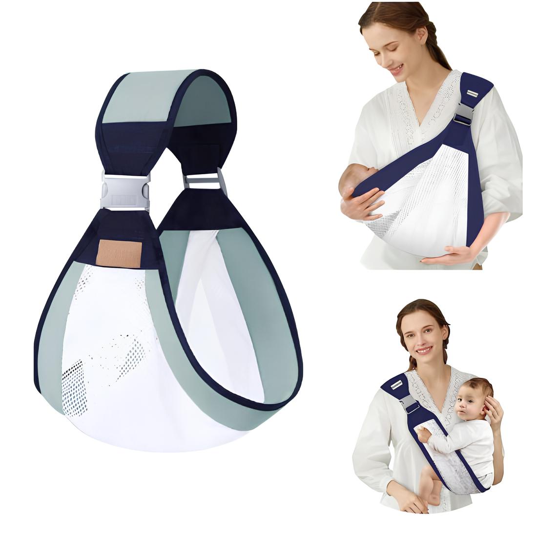Breathable adjustable baby sling carrier...