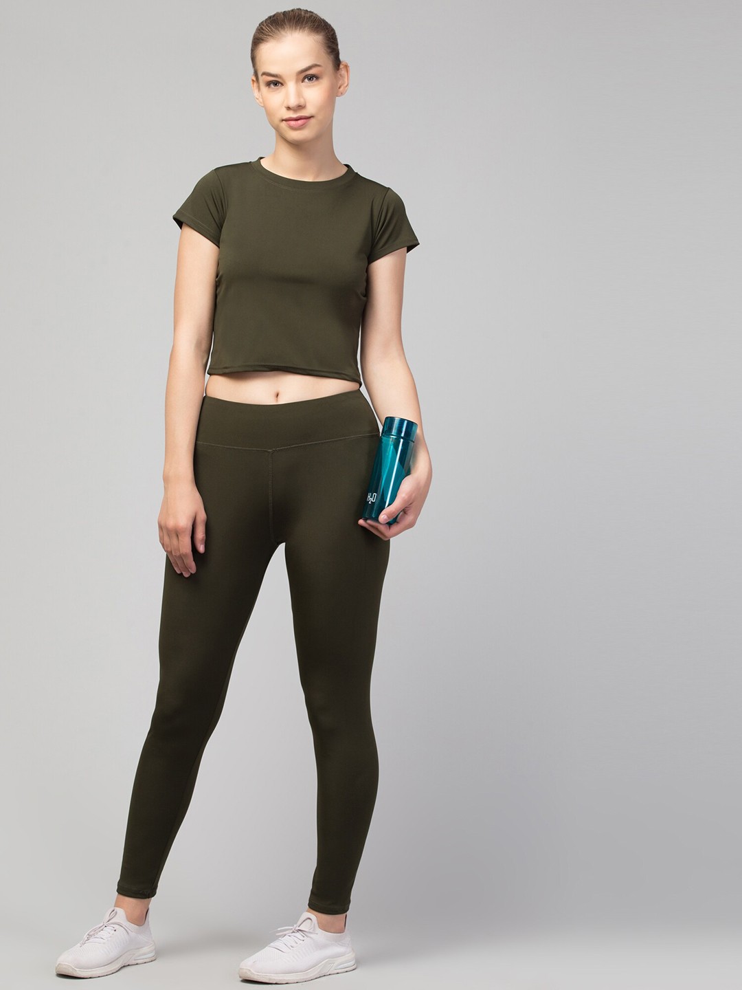 Women’s Plain Activewear Tights – Yoga &...
