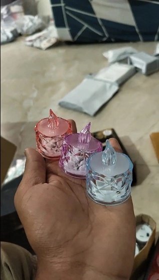 LED Electric Candle Lights Decorative Set of 4 Pieces