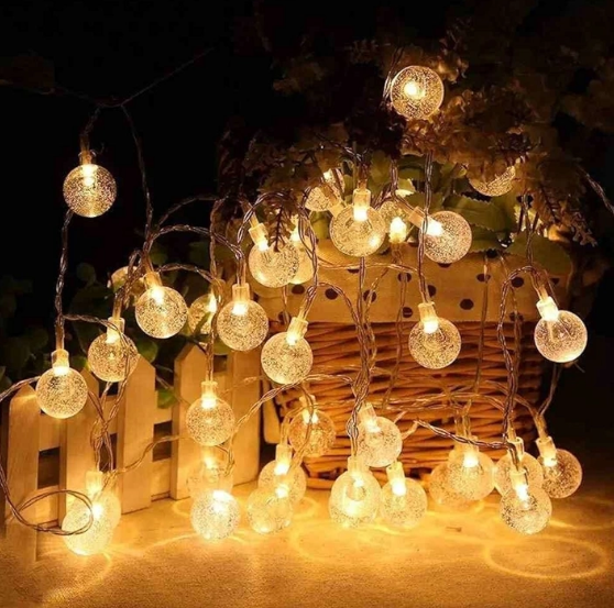 Mini Ball Shape LED Water Drop String Li...